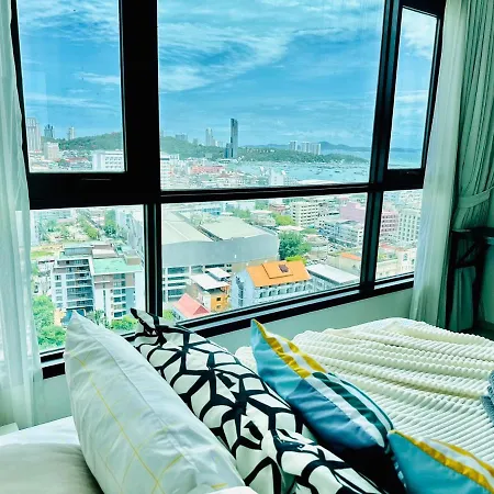 The Base Central Pattaya 2Bed King&Queen Sky Seaview & Infinity Pool Exterior photo